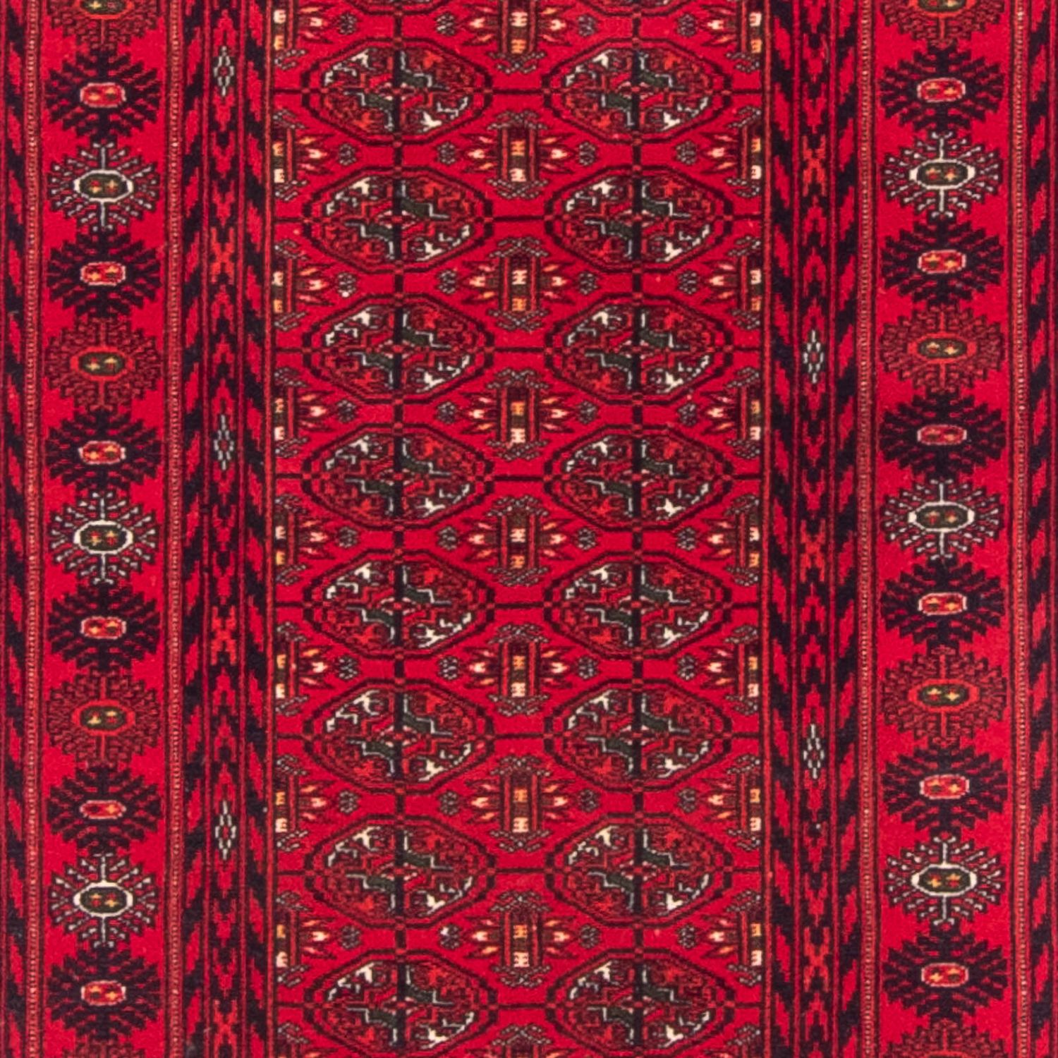 Runner Afghan Rug - 200 x 80 cm - red