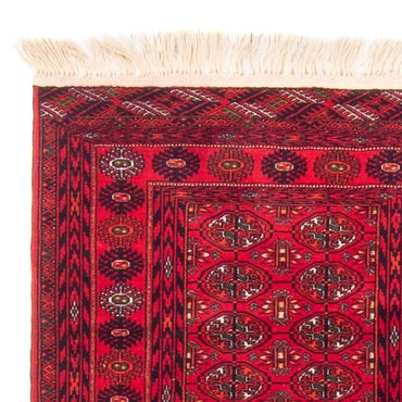 Runner Afghan Rug - 200 x 80 cm - red