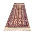 Runner Afghan Rug - 390 x 90 cm - beige