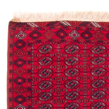 Runner Afghan Rug - 258 x 85 cm - red