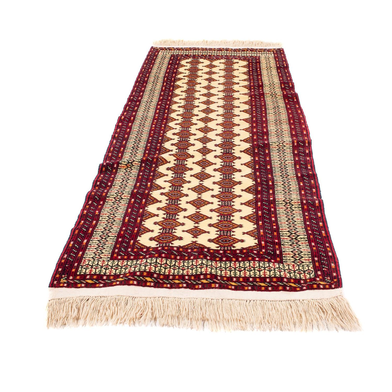 Runner Turkaman Rug - 305 x 85 cm - beige