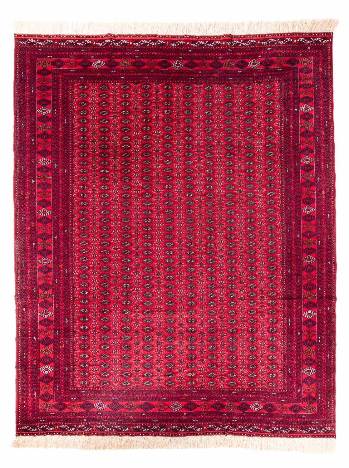 Afghan Rug - Bukhara - 370 x 300 cm - red