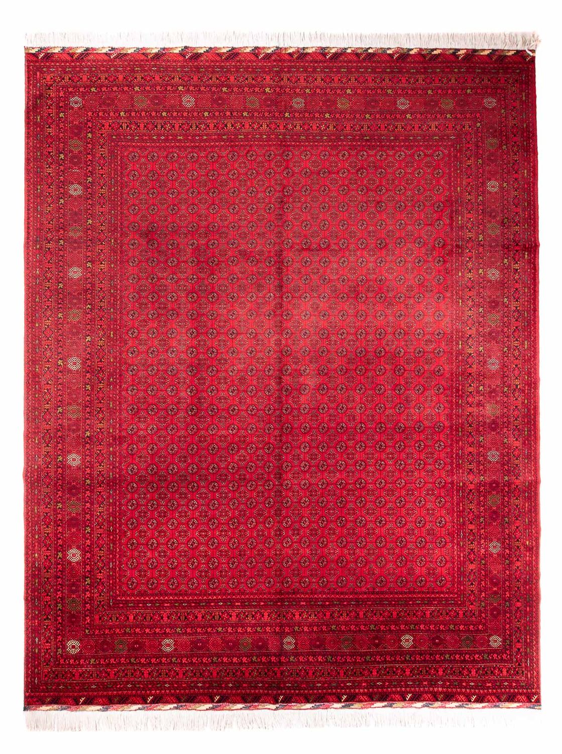 Afghan Rug - Bukhara - 385 x 300 cm - red