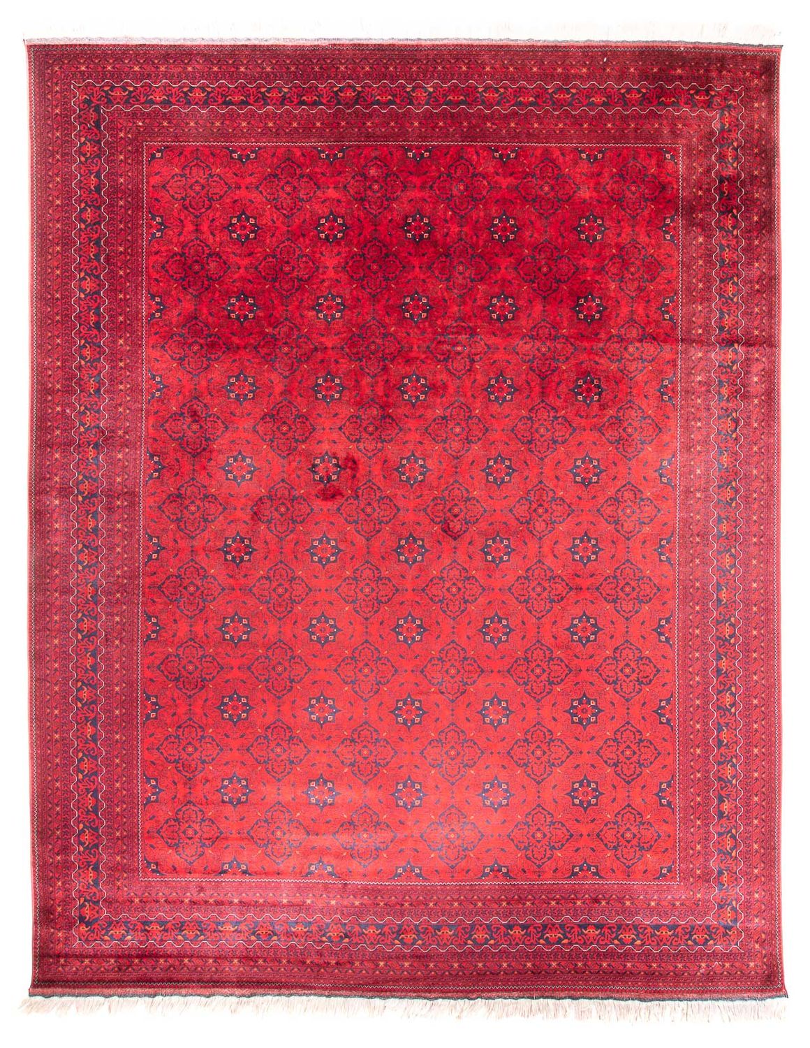 Afghan Rug - Bukhara - 380 x 300 cm - red