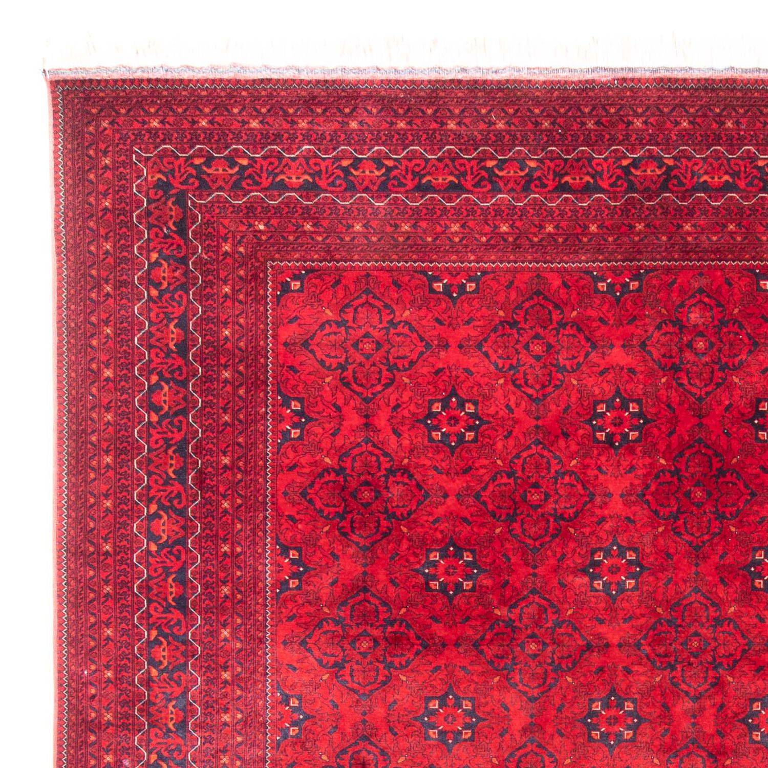 Afghan Rug - Bukhara - 380 x 300 cm - red