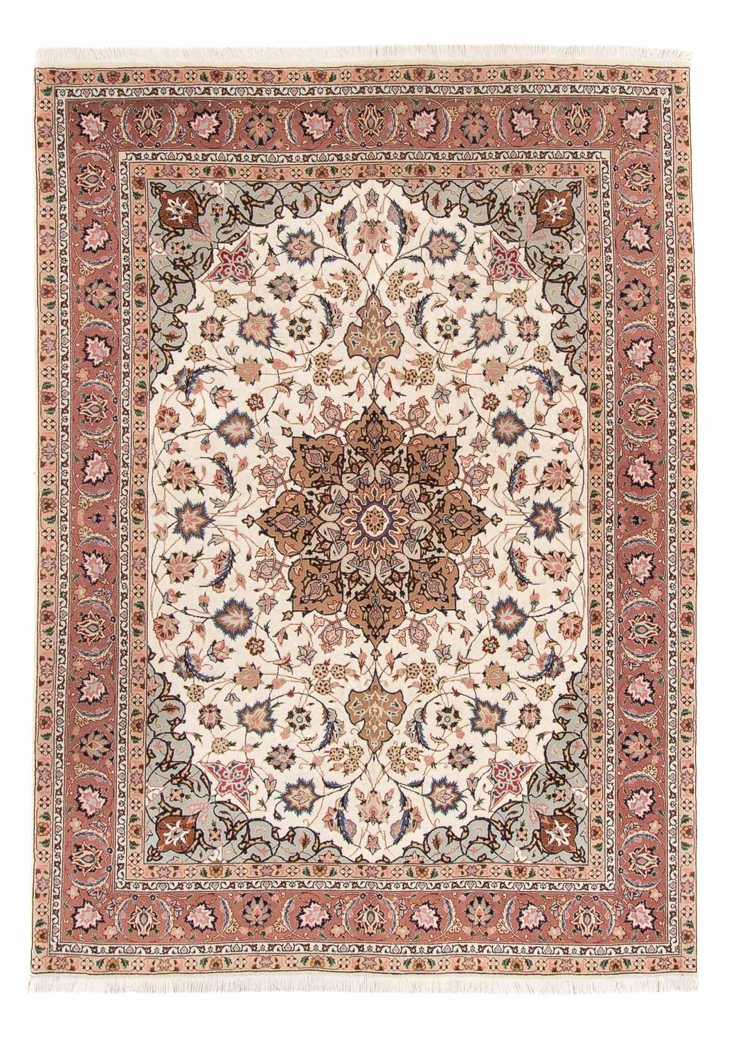 Perser Rug - Tabriz - Royal - 214 x 149 cm - cream