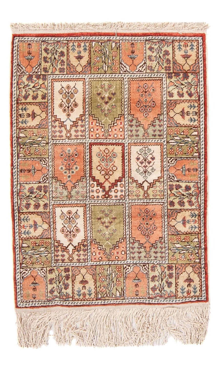 Oriental Rug - Hereke - 59 x 45 cm - multicolored