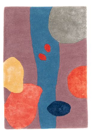 Designer Rug - 90 x 60 cm - multicolored