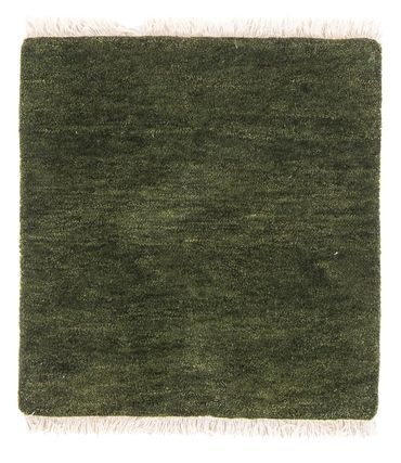 Gabbeh Rug - Indus square  - 54 x 51 cm - green