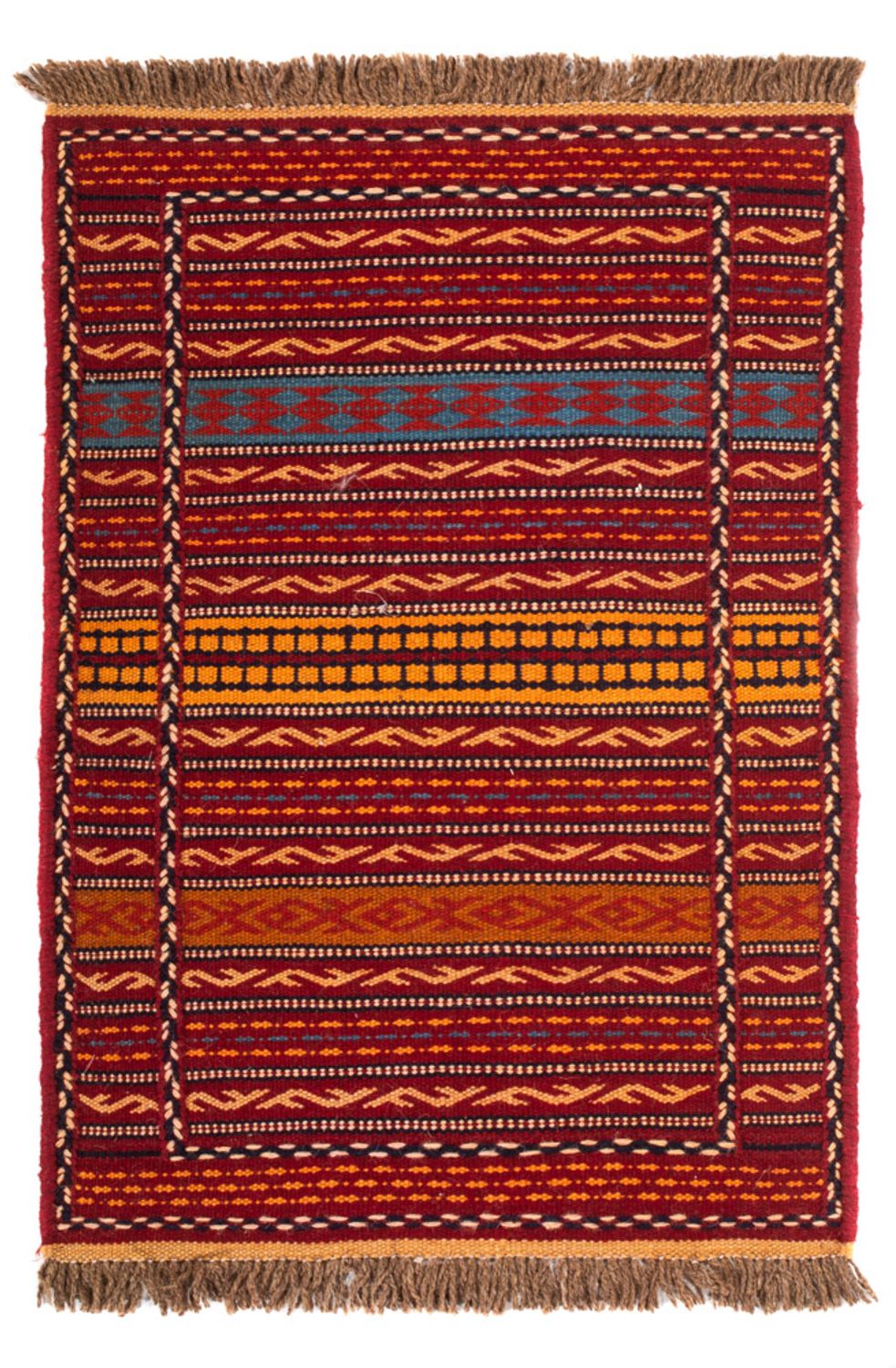 Kelim Rug - Oriental - 90 x 60 cm - multicolored