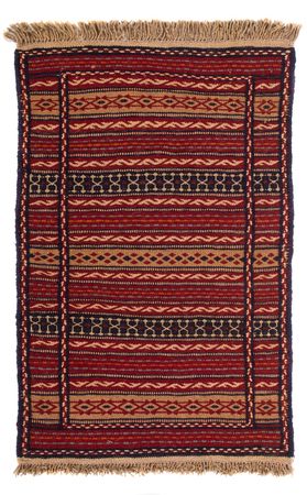 Kelim Rug - Oriental - 90 x 60 cm - multicolored