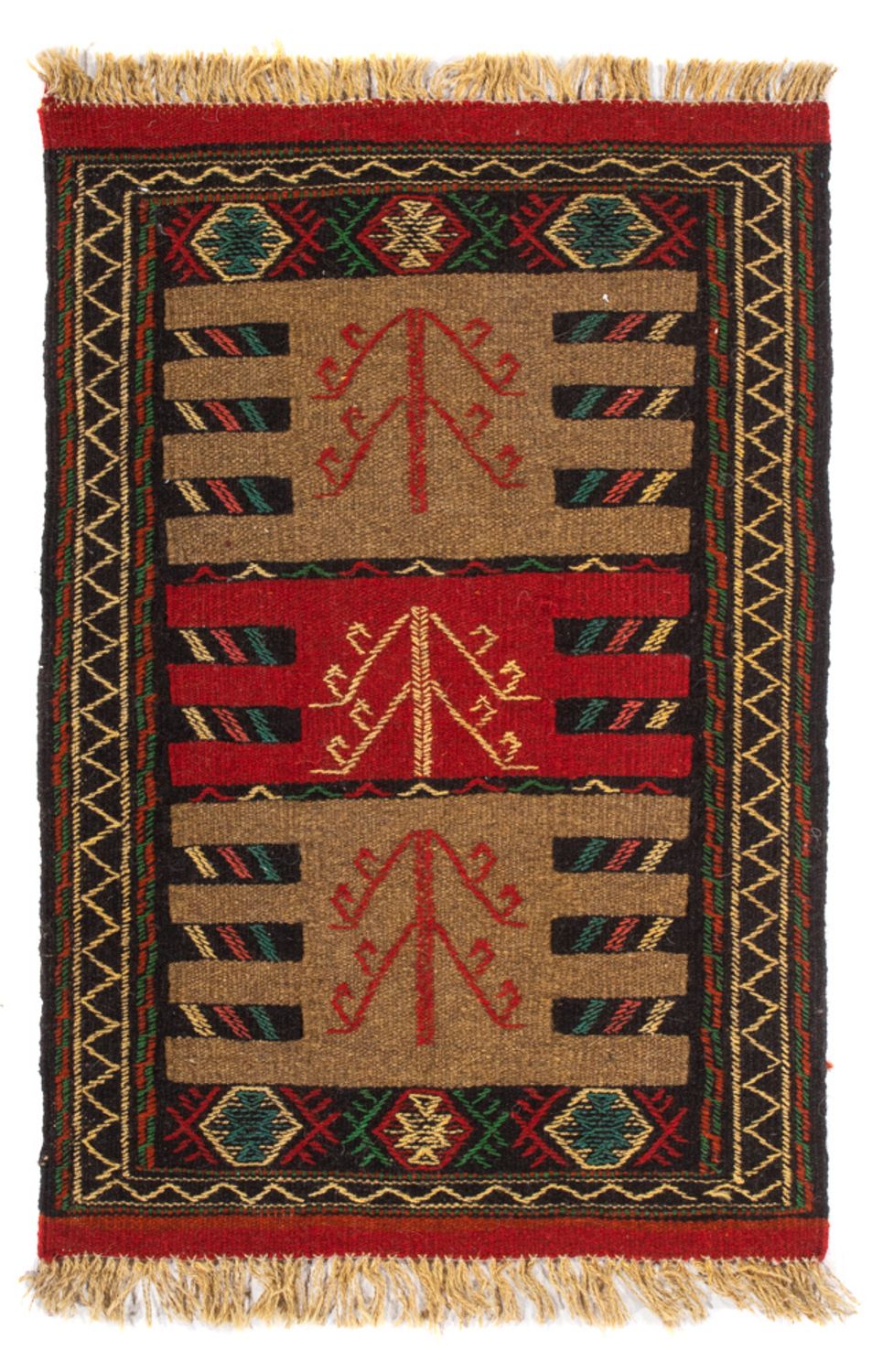 Kelim Rug - Oriental - 90 x 60 cm - multicolored