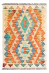 Kelim Rug - Splash - 89 x 63 cm - multicolored