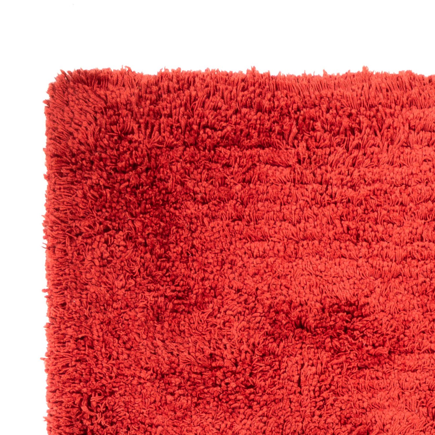 High-Pile Rug - 200 x 140 cm - red