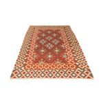 Runner Kelim Rug - Splash - 203 x 110 cm - red