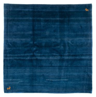 Gabbeh Rug - Indus square  - 255 x 250 cm - blue