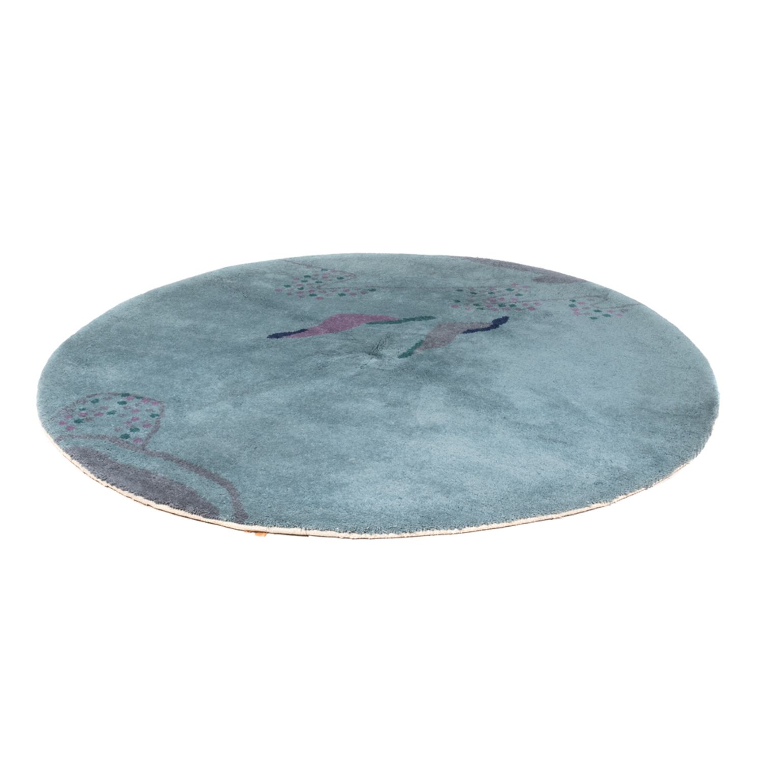 Gabbeh Rug - Indus round  - 200 x 200 cm - blue