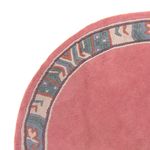 Nepal Rug round  - 197 x 197 cm - fuchsia