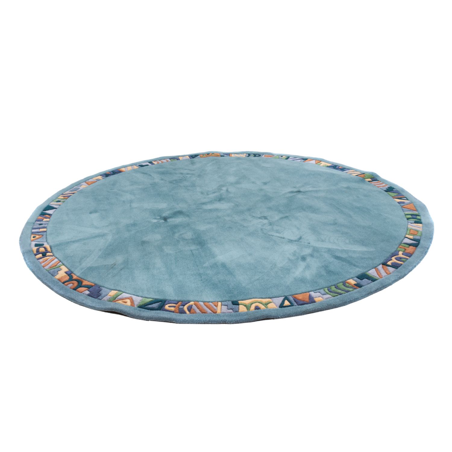 Nepal Rug round  - 250 x 250 cm - blue