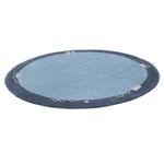 Nepal Rug round  - 210 x 210 cm - blue