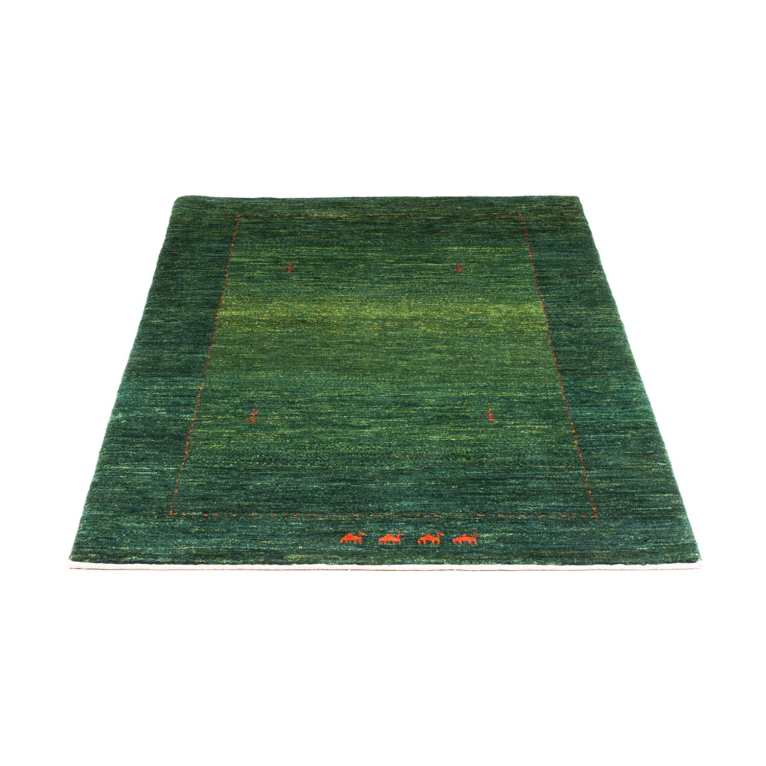 Gabbeh Rug - Loribaft Perser - 148 x 97 cm - green