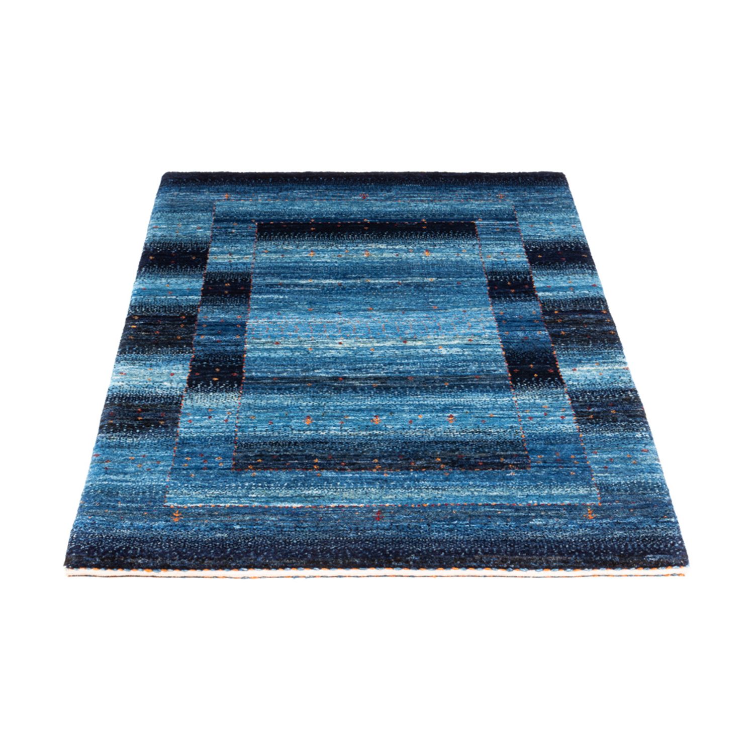 Gabbeh Rug - Loribaft Perser - 129 x 84 cm - blue