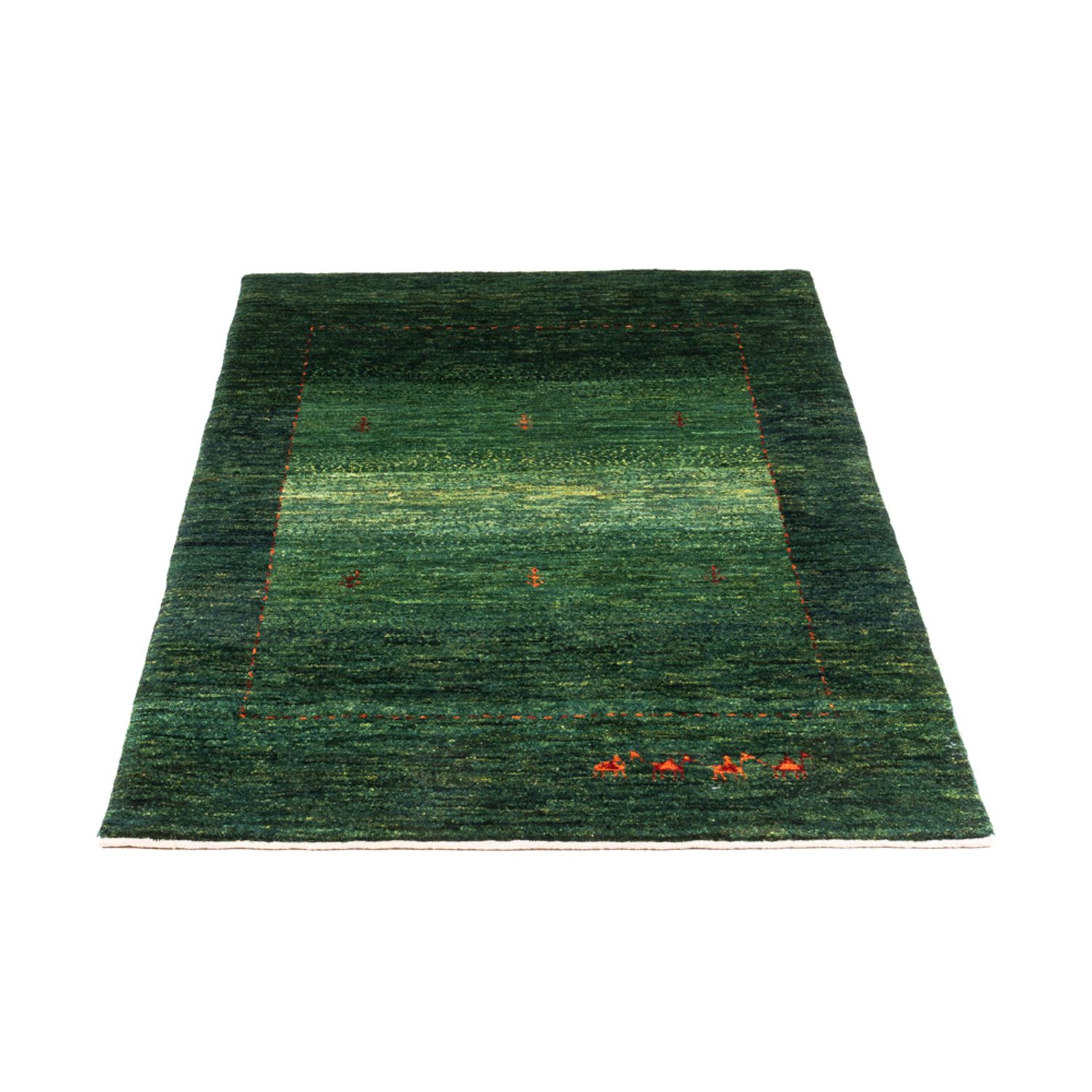 Gabbeh Rug - Loribaft Perser - 120 x 80 cm - green