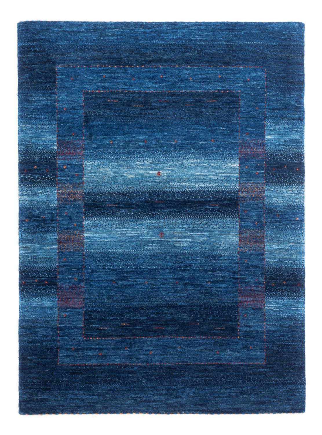 Gabbeh Rug - Loribaft Perser - 122 x 91 cm - blue