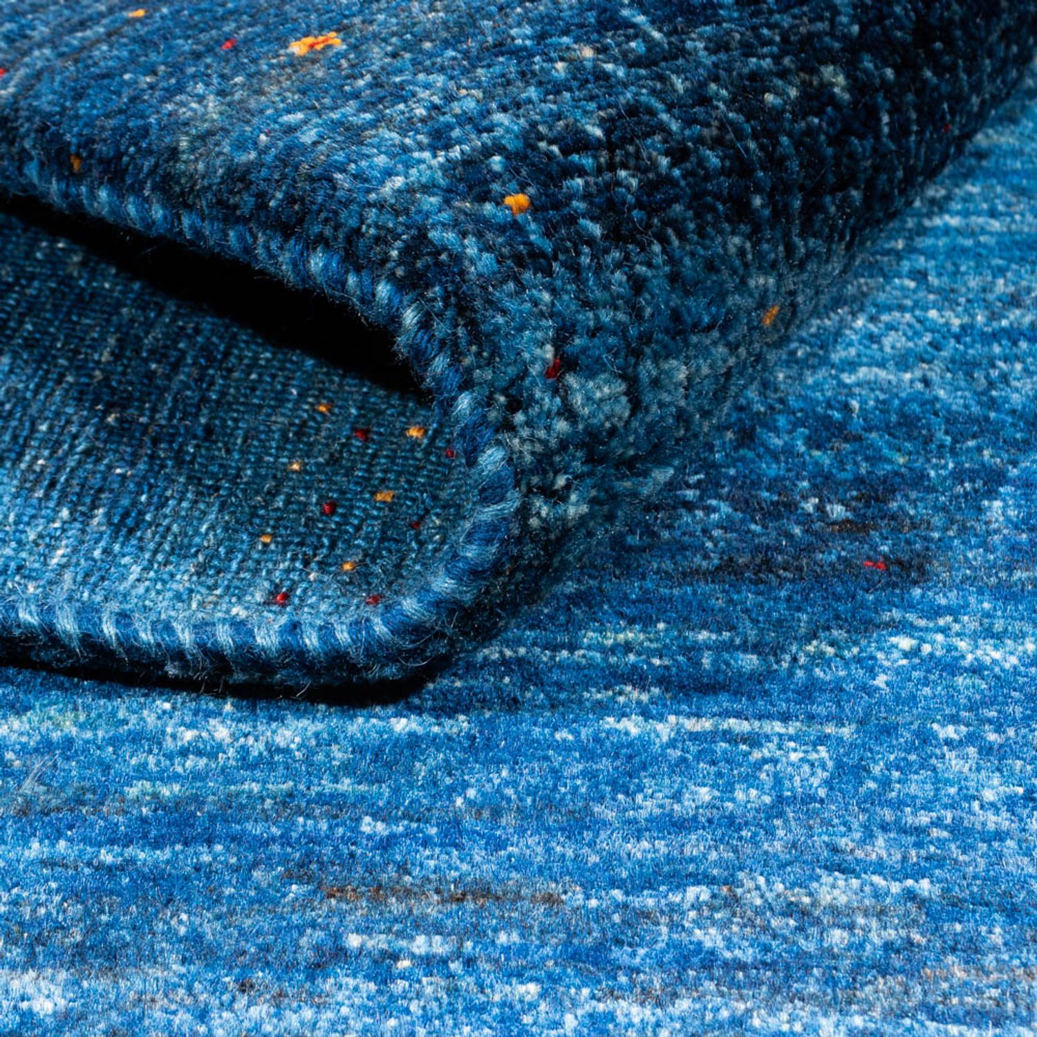 Gabbeh Rug - Loribaft Perser - 184 x 125 cm - blue