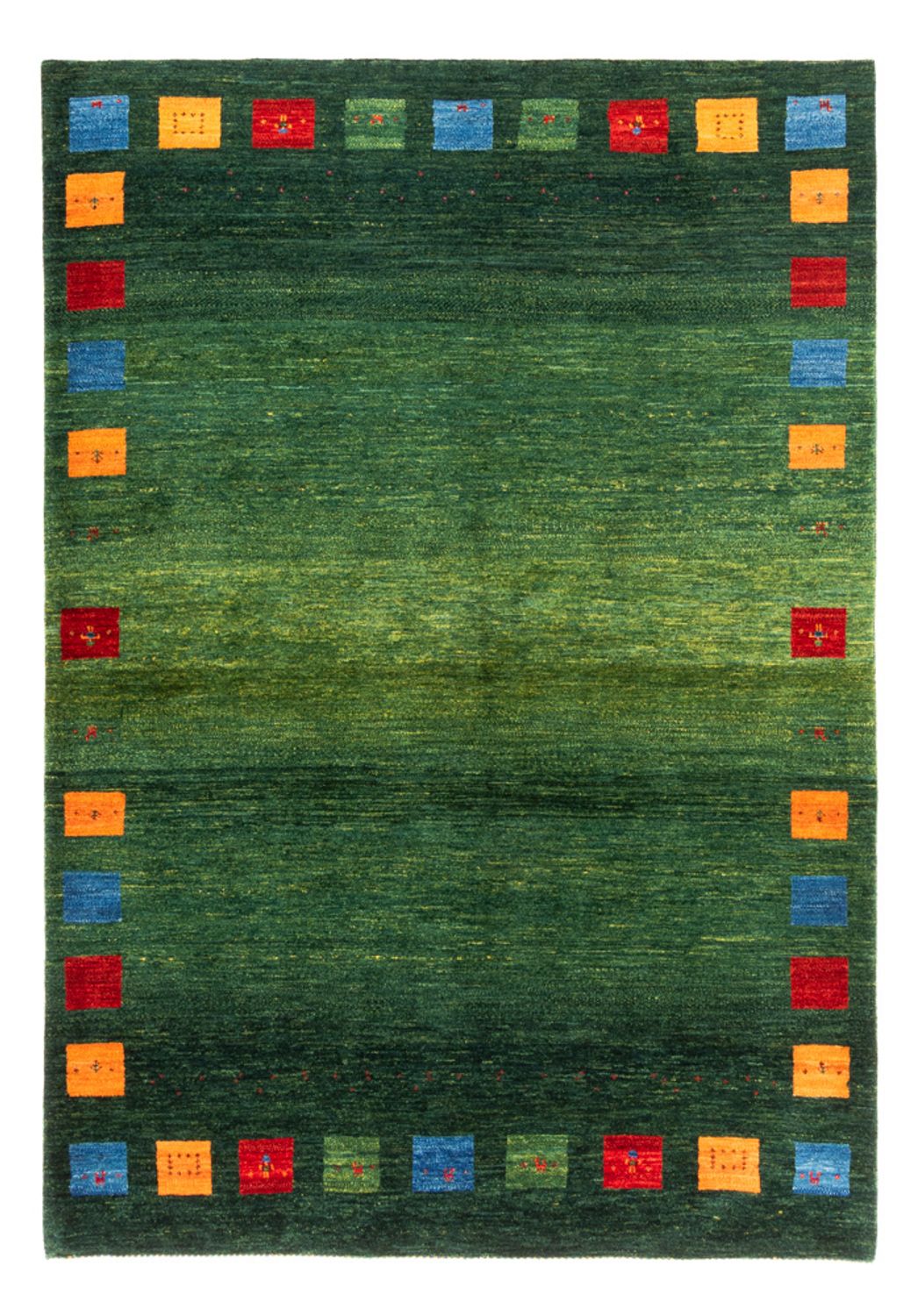 Gabbeh Rug - Loribaft Perser - 246 x 176 cm - green