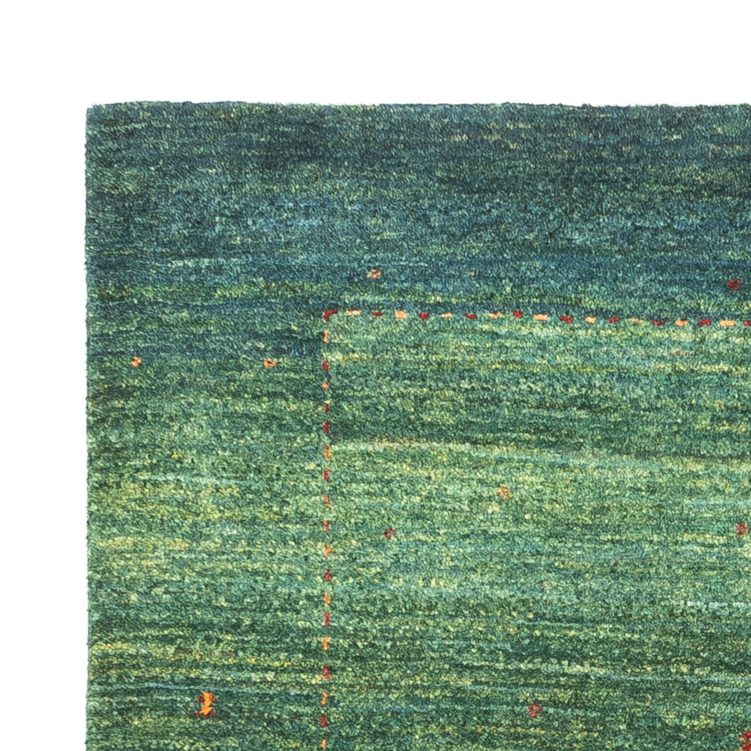 Gabbeh Rug - Loribaft Perser - 117 x 86 cm - green