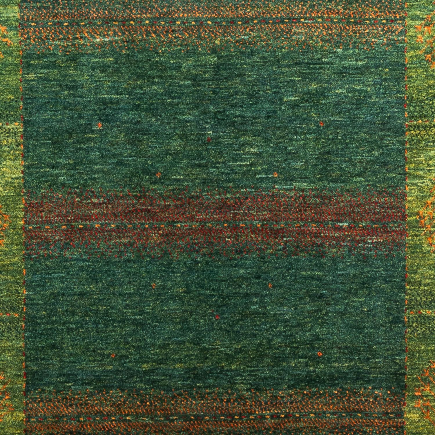 Gabbeh Rug - Loribaft Perser - 190 x 132 cm - green