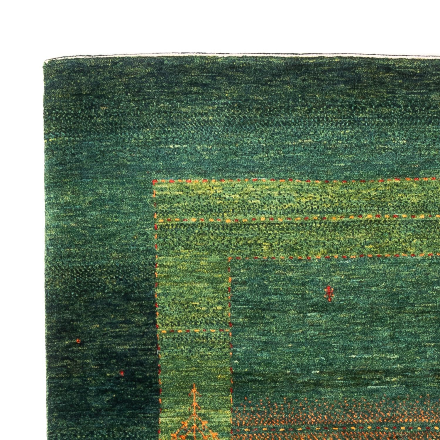 Gabbeh Rug - Loribaft Perser - 190 x 132 cm - green