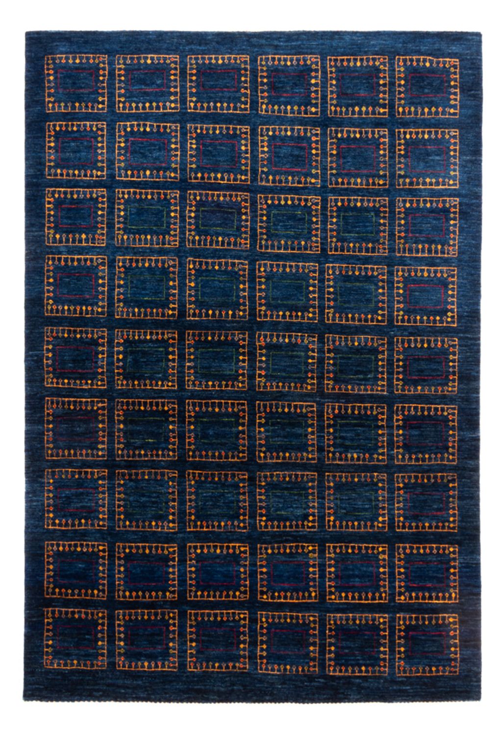 Gabbeh Rug - Loribaft Perser - 253 x 180 cm - blue