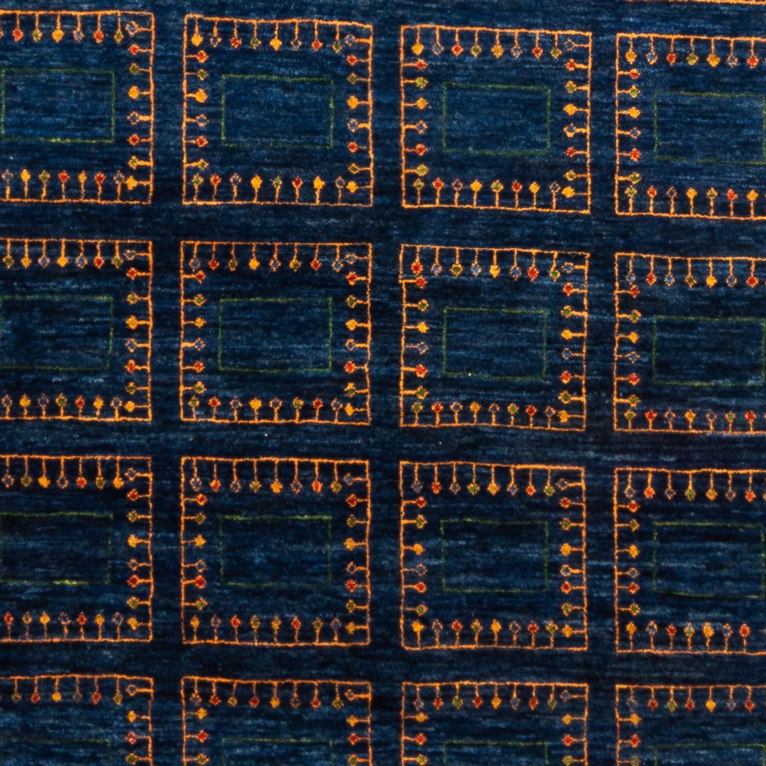 Gabbeh Rug - Loribaft Perser - 253 x 180 cm - blue