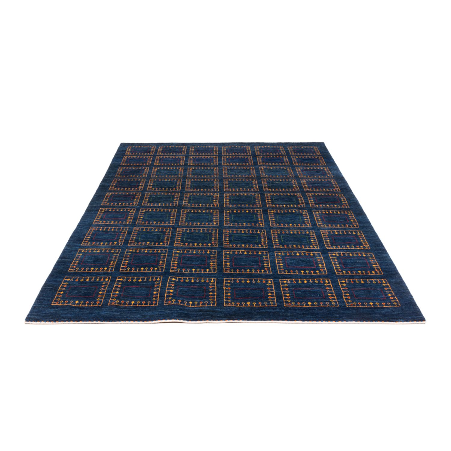 Gabbeh Rug - Loribaft Perser - 253 x 180 cm - blue