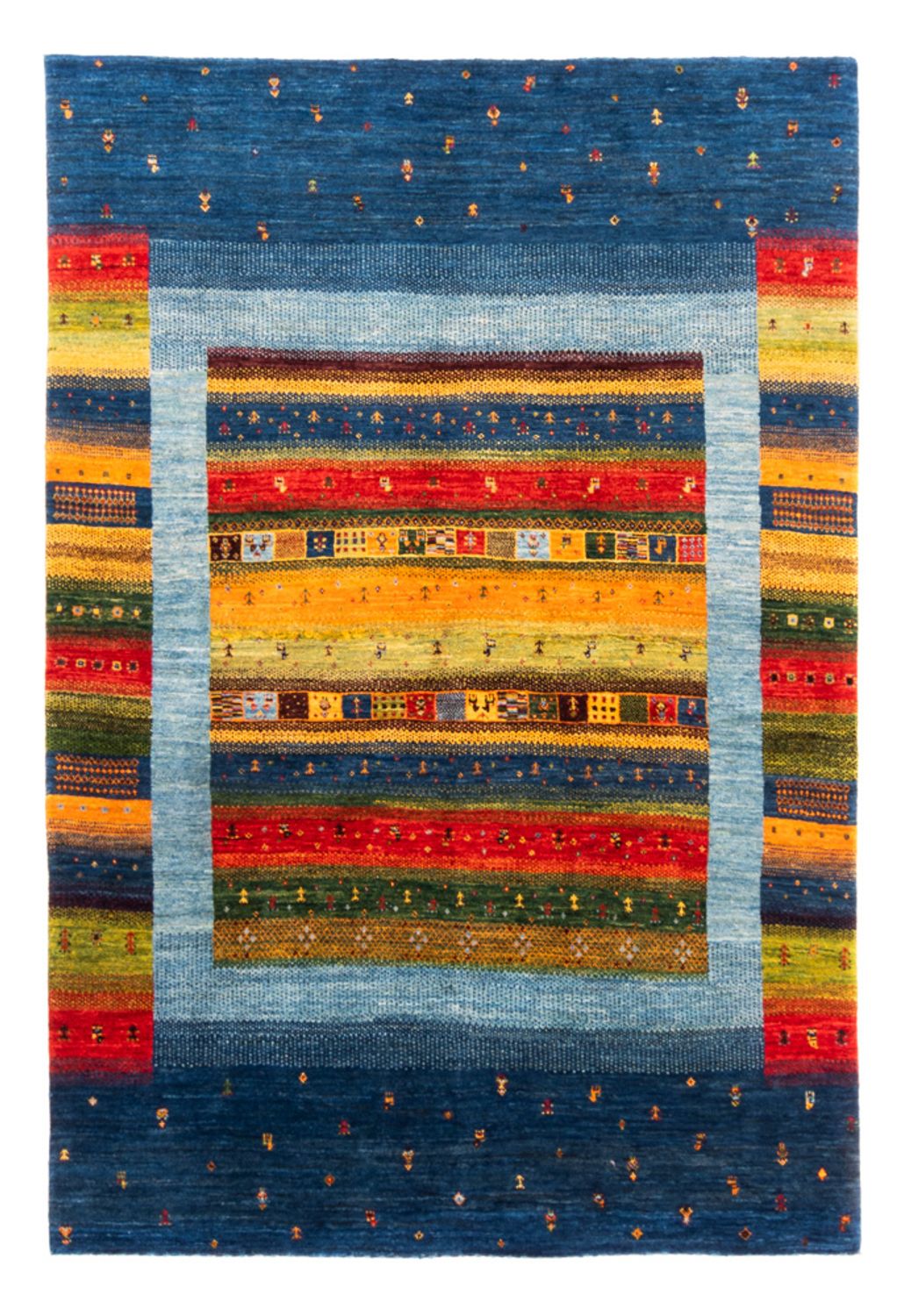 Gabbeh Rug - Loribaft Perser - Royal - 239 x 162 cm - blue