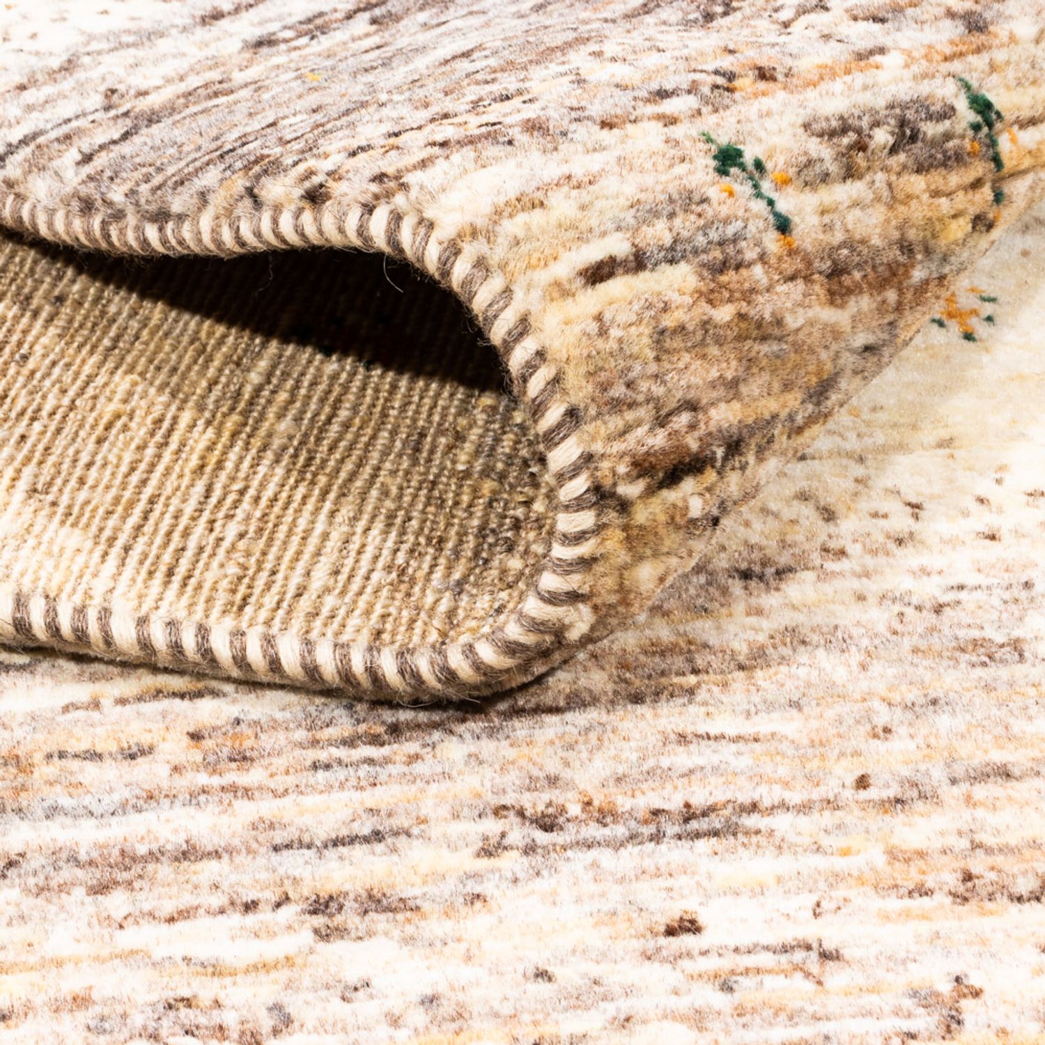 Gabbeh Rug - Loribaft Perser - 196 x 124 cm - natural