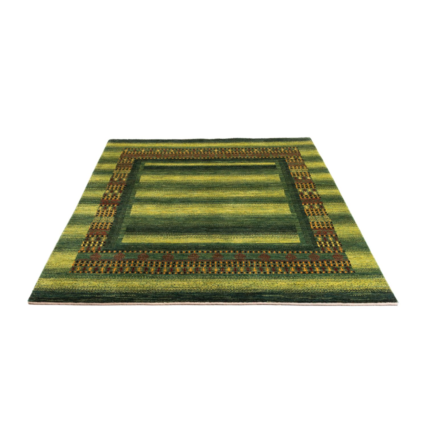 Gabbeh Rug - Loribaft Perser - Royal - 216 x 157 cm - green