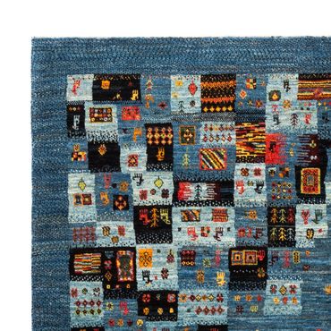 Gabbeh Rug - Loribaft Perser - Royal - 199 x 154 cm - blue