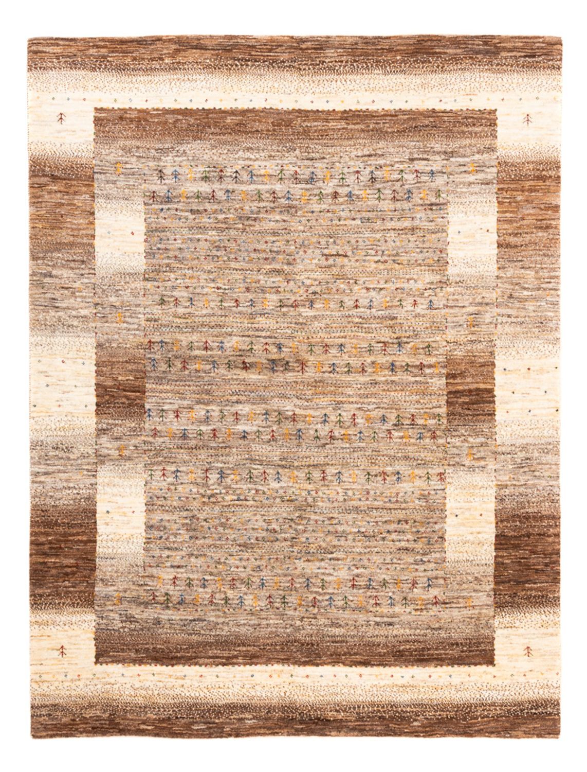 Gabbeh Rug - Loribaft Perser - 202 x 156 cm - natural