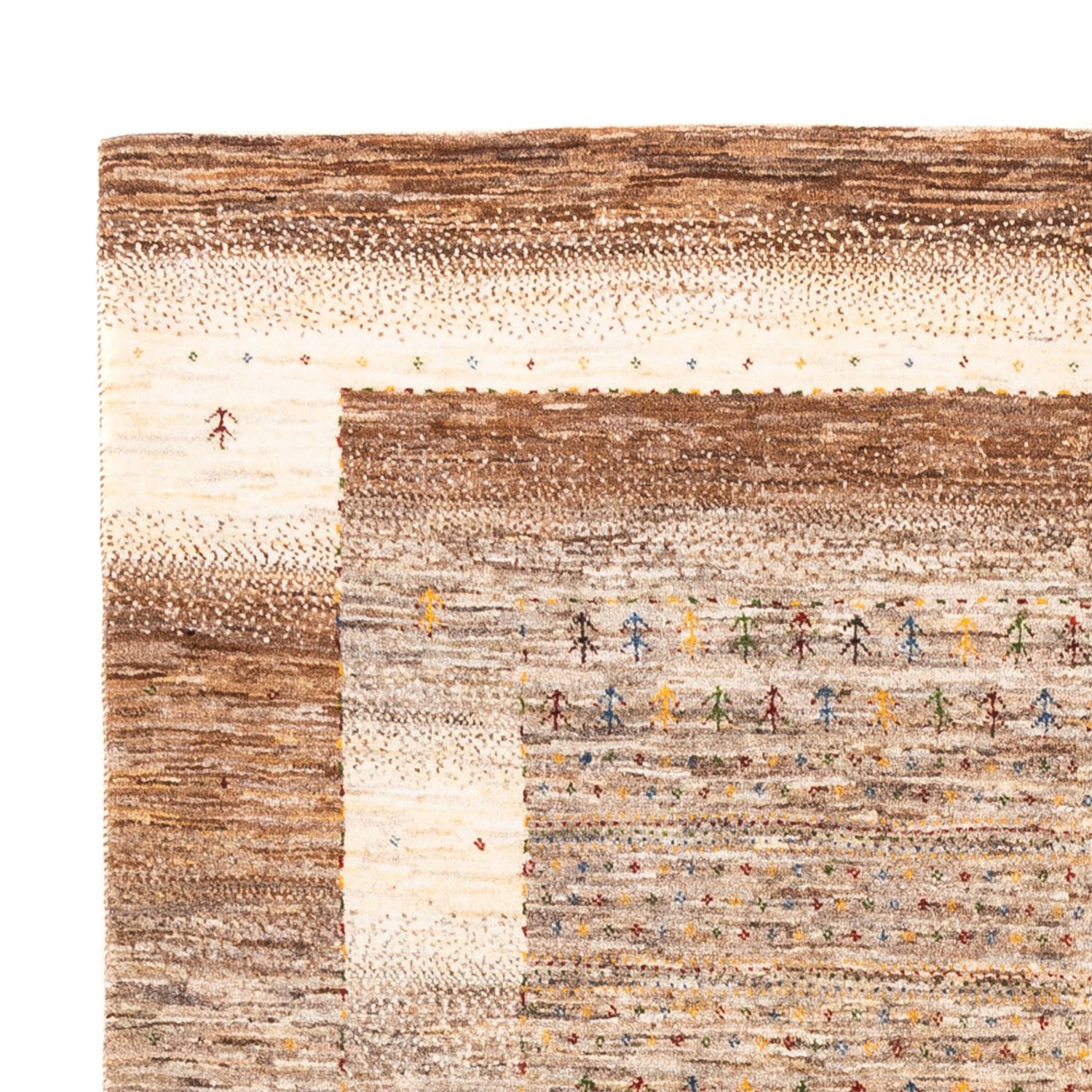 Gabbeh Rug - Loribaft Perser - 202 x 156 cm - natural