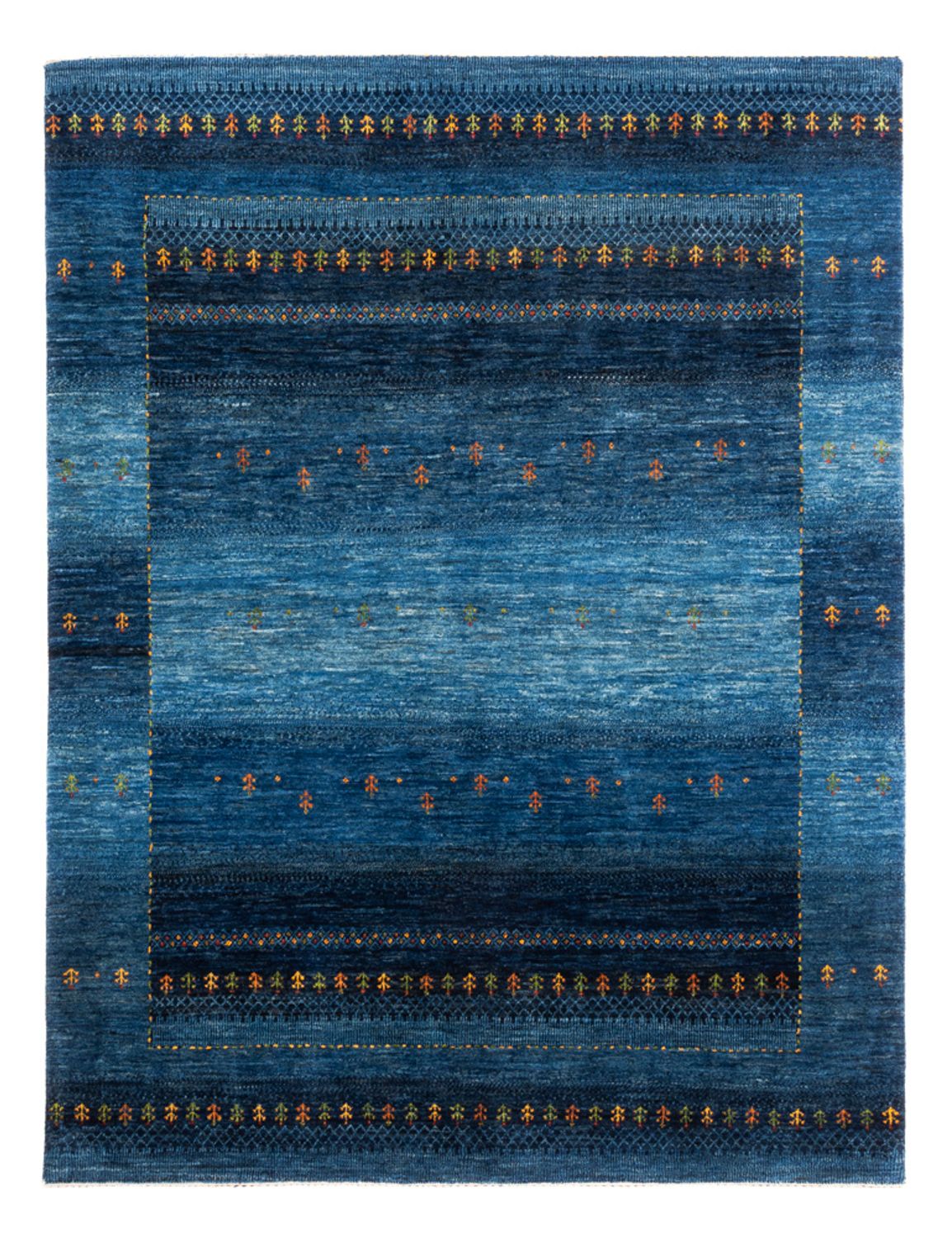 Gabbeh Rug - Loribaft Perser - 209 x 160 cm - blue