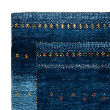 Gabbeh Rug - Loribaft Perser - 207 x 157 cm - blue