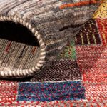 Gabbeh Rug - Loribaft Perser - 210 x 153 cm - grey