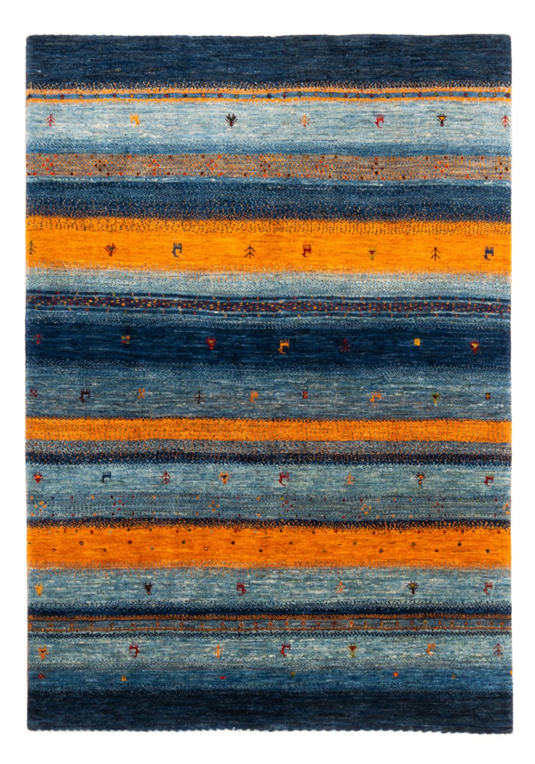 Gabbeh Rug - Loribaft Perser - Royal - 209 x 144 cm - blue