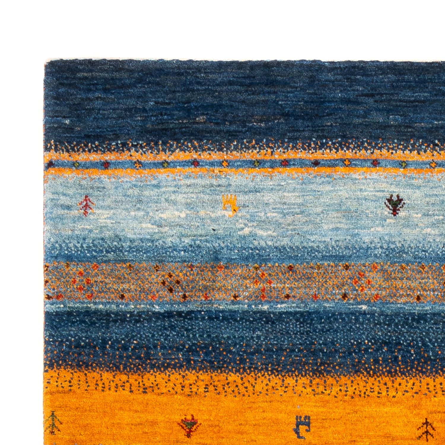 Gabbeh Rug - Loribaft Perser - Royal - 209 x 144 cm - blue