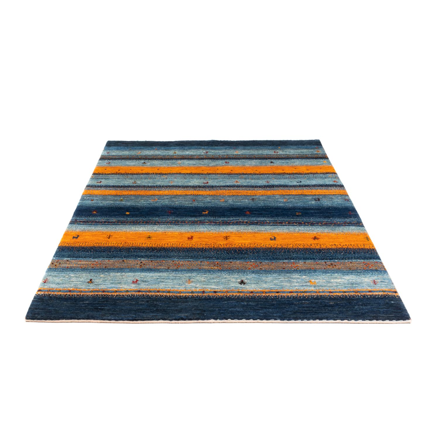 Gabbeh Rug - Loribaft Perser - Royal - 209 x 144 cm - blue