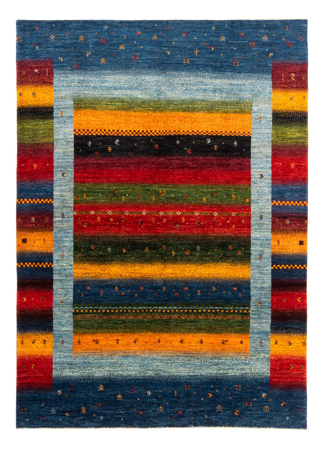 Gabbeh Rug - Loribaft Perser - Royal - 210 x 148 cm - multicolored