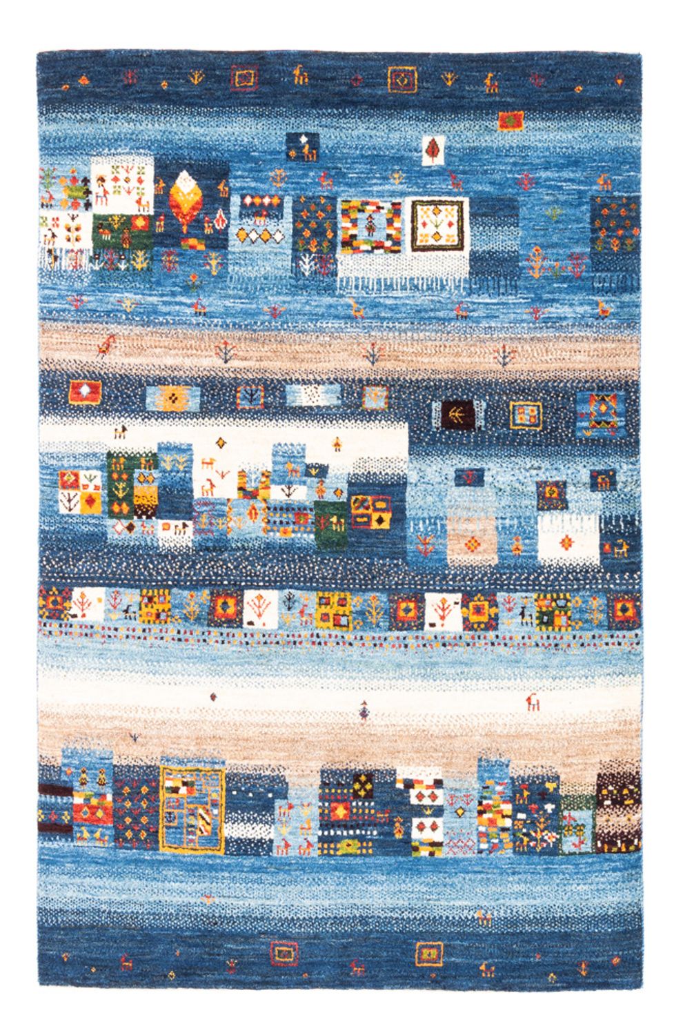 Gabbeh Rug - Loribaft Perser - Royal - 178 x 122 cm - multicolored